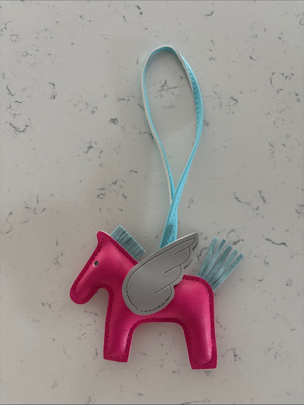 Pink Pegasus Bag Charm